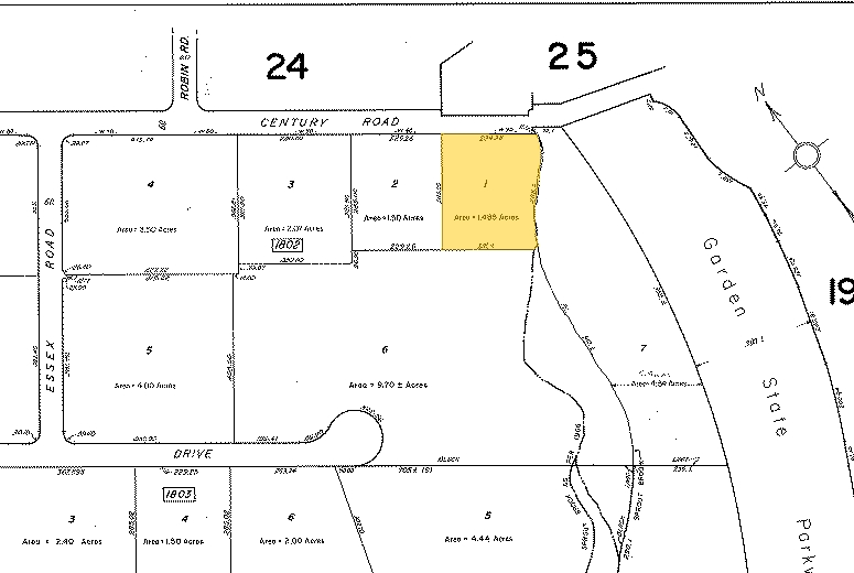 30 W Century Rd, Paramus, NJ for rent - Plat Map - Image 2 of 2