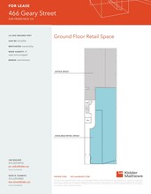 456-466 Geary St, San Francisco, CA for rent Floor Plan- Image 1 of 1