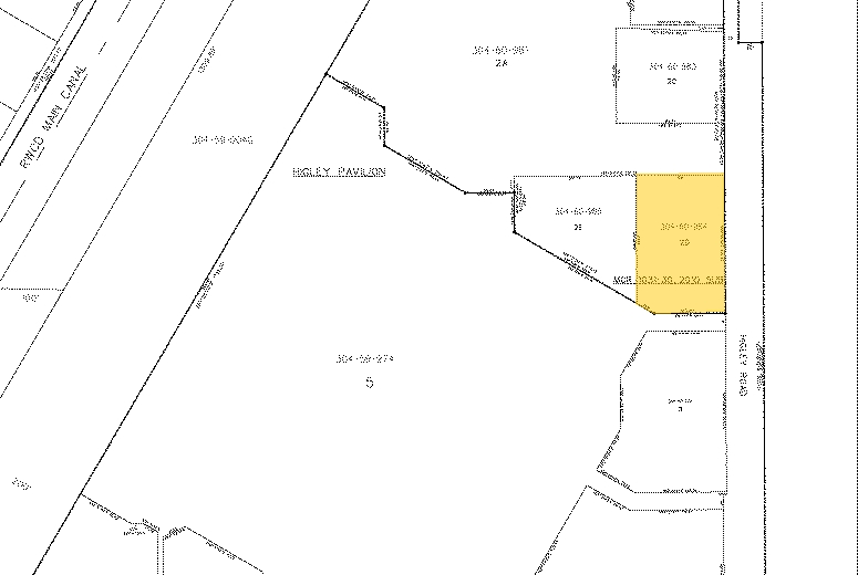 NWC S Higley Rd & E Queen Creek Rd, Gilbert, AZ for rent - Plat Map - Image 3 of 4