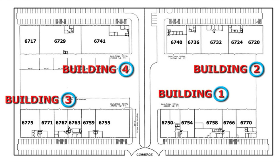 6751-6775 Commerce Court Dr, Blacklick, OH for rent - Site Plan - Image 3 of 7