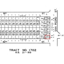8129 San Pedro St, Los Angeles, CA for sale Plat Map- Image 1 of 1