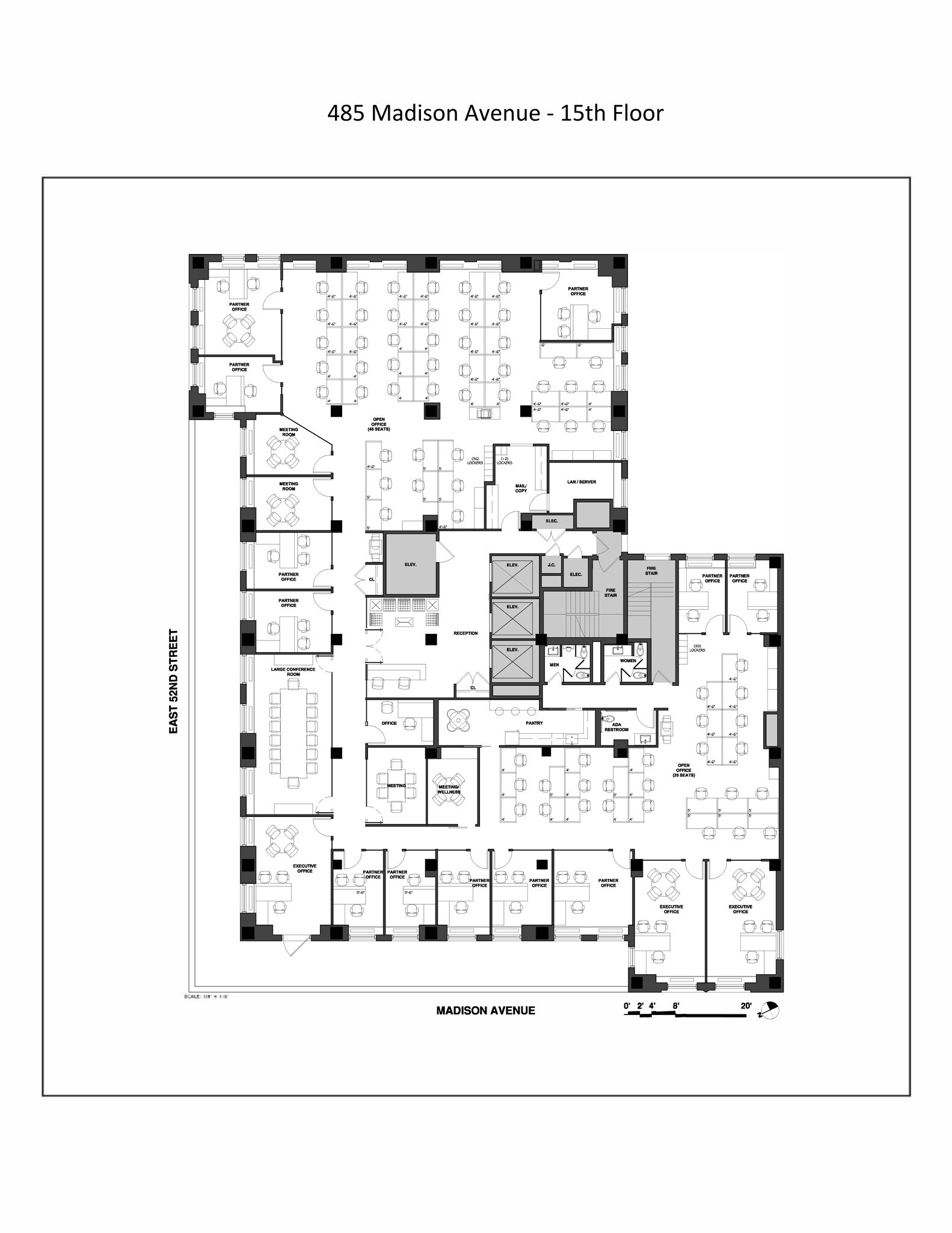 485 Madison Ave, New York, NY for rent Site Plan- Image 1 of 10