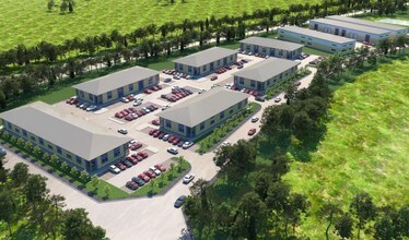 Leaders Farm, Lutterworth, LEC - AERIAL  map view