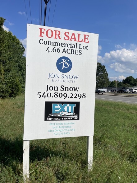 Kings Hwy, King George, VA for sale - Building Photo - Image 1 of 5