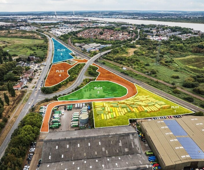 Purfleet Industrial Access Rd, South Ockendon for sale - Aerial - Image 3 of 4