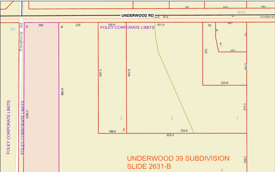 County Rd 24, Foley, AL for sale - Plat Map - Image 2 of 8