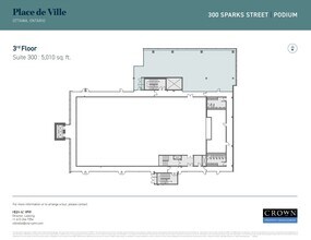 300 Sparks St, Ottawa, ON for rent Floor Plan- Image 1 of 1