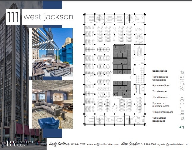 111 W Jackson Blvd, Chicago, IL to rent Floor Plan- Image 1 of 5