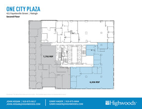 421 Fayetteville St, Raleigh, NC for rent Floor Plan- Image 2 of 2