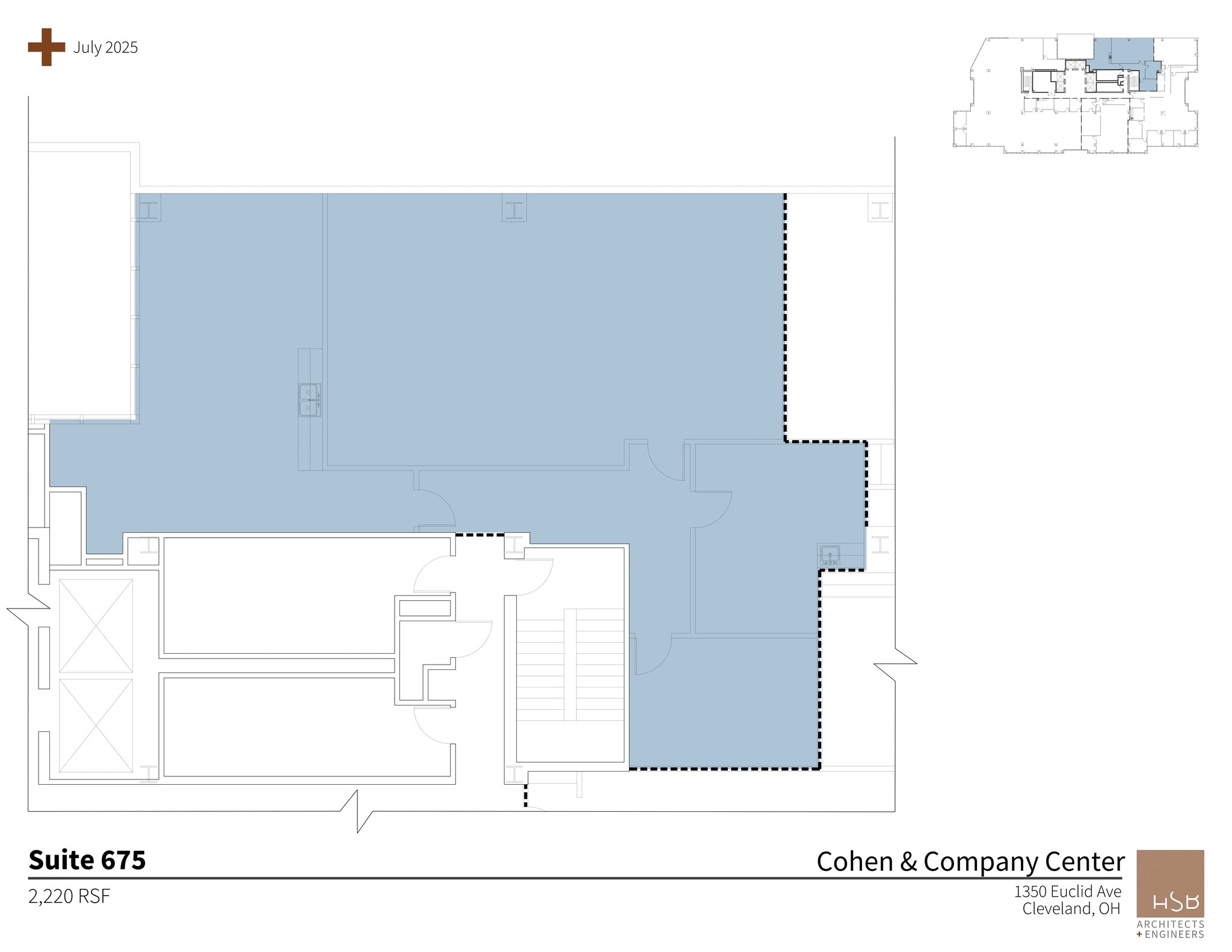 1350 Euclid Ave, Cleveland, OH to rent Site Plan- Image 1 of 1