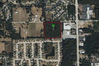 1290 W Plymouth Ave, Deland, FL - aerial  map view