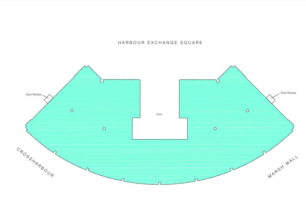 3 Harbour Exchange, London for sale Floor Plan- Image 1 of 1