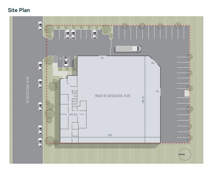 1846 W Sequoia Ave, Orange, CA for rent - Site Plan - Image 2 of 2