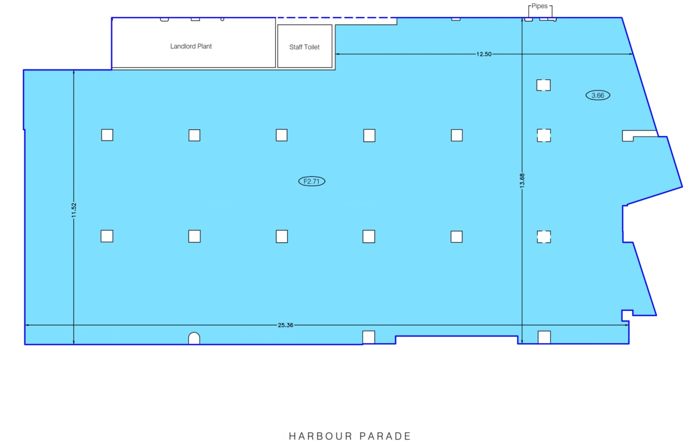 96 Harbour Parade, Southampton to rent Floor Plan- Image 1 of 1