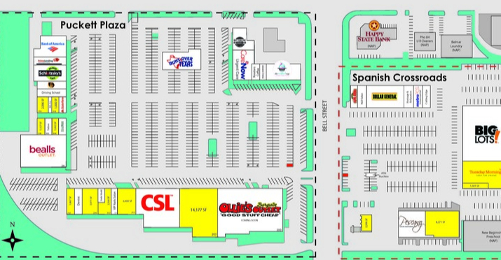 3440- Bell St, Amarillo, TX for rent - Site Plan - Image 1 of 12