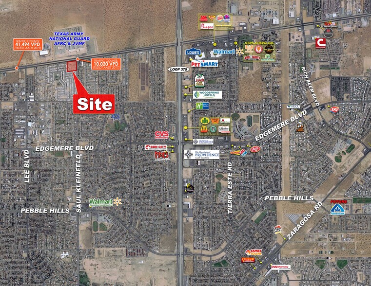 11680 Montana Ave, El Paso, TX for sale - Aerial - Image 1 of 1