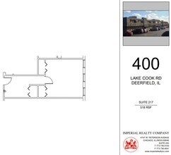 400 Lake Cook Rd, Deerfield, IL for rent Floor Plan- Image 1 of 4