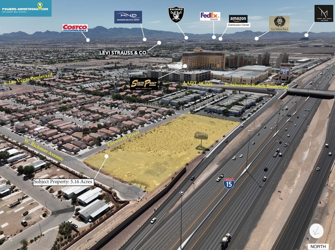W. Richmar Ave. & Ensworth St., Las Vegas 89123 +/5.16 Acres Vacant