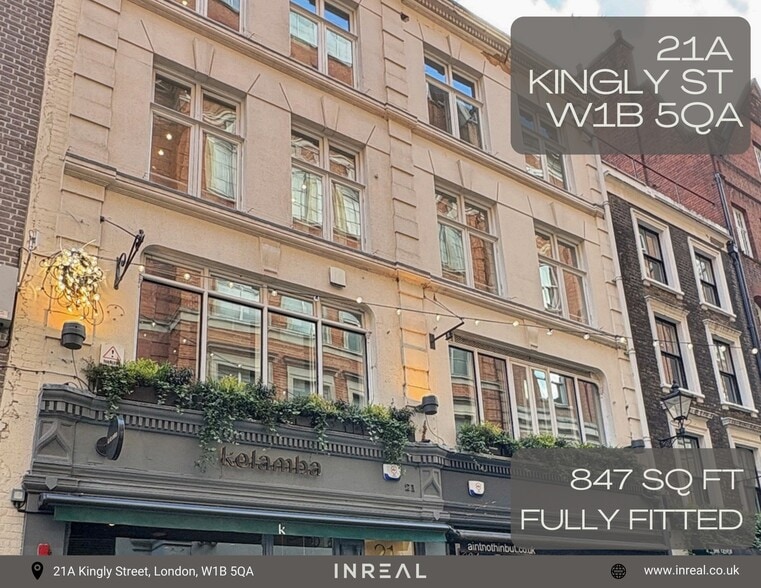 21-21A Kingly St, London to rent - Building Photo - Image 3 of 11