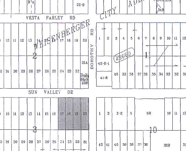 5136 Sun Valley Dr, Fort Worth, TX for sale - Plat Map - Image 1 of 1