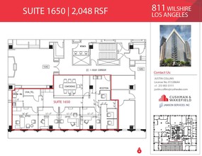 811 Wilshire Blvd, Los Angeles, CA for rent Floor Plan- Image 1 of 1