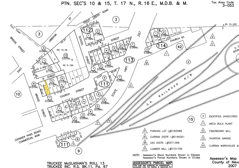 10010 Church St, Truckee, CA for rent - Plat Map - Image 2 of 17