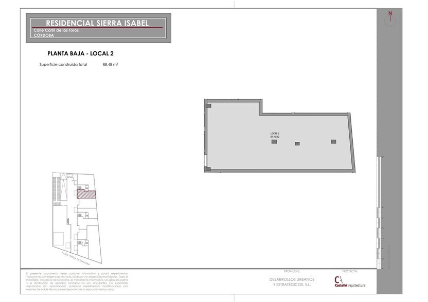 Retail in Córdoba to rent - Floor Plan - Image 1 of 3