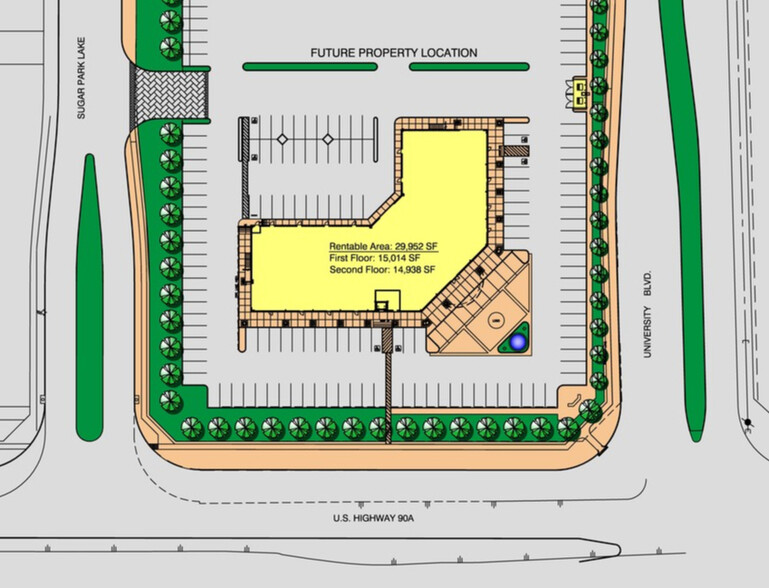 7320 Highway 90A, Sugar Land, TX for rent - Site Plan - Image 3 of 3