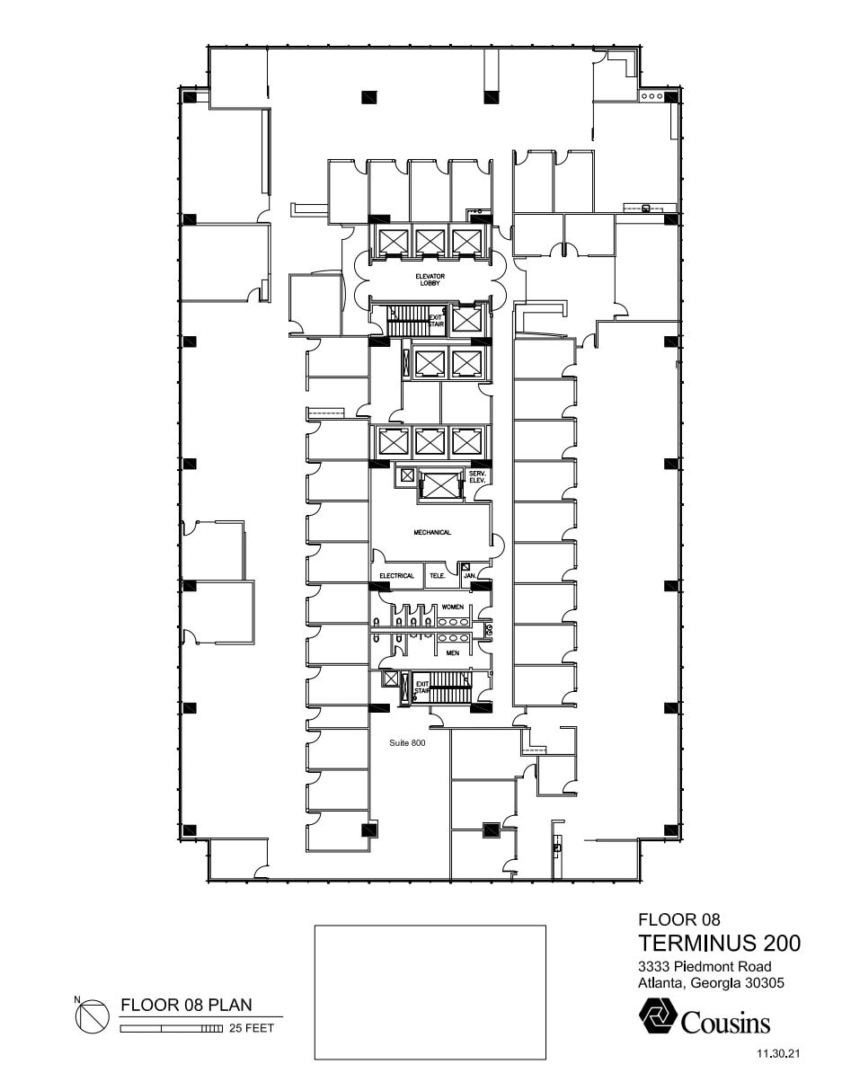 3280 Peachtree Rd, Atlanta, GA to rent Floor Plan- Image 1 of 1