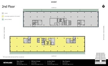25 Kent Ave, Brooklyn, NY to rent Floor Plan- Image 1 of 3