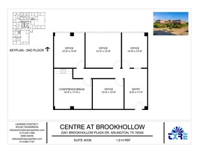 2261 Brookhollow Plaza Dr, Arlington, TX for rent Floor Plan- Image 1 of 1