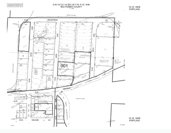 2451 NW 28th Ave, Portland, OR for rent - Plat Map - Image 2 of 6