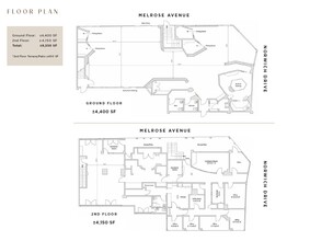 8670-8672 Melrose Ave, West Hollywood, CA for rent Floor Plan- Image 1 of 1