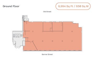 28-42 Banner St, London to rent Floor Plan- Image 1 of 7