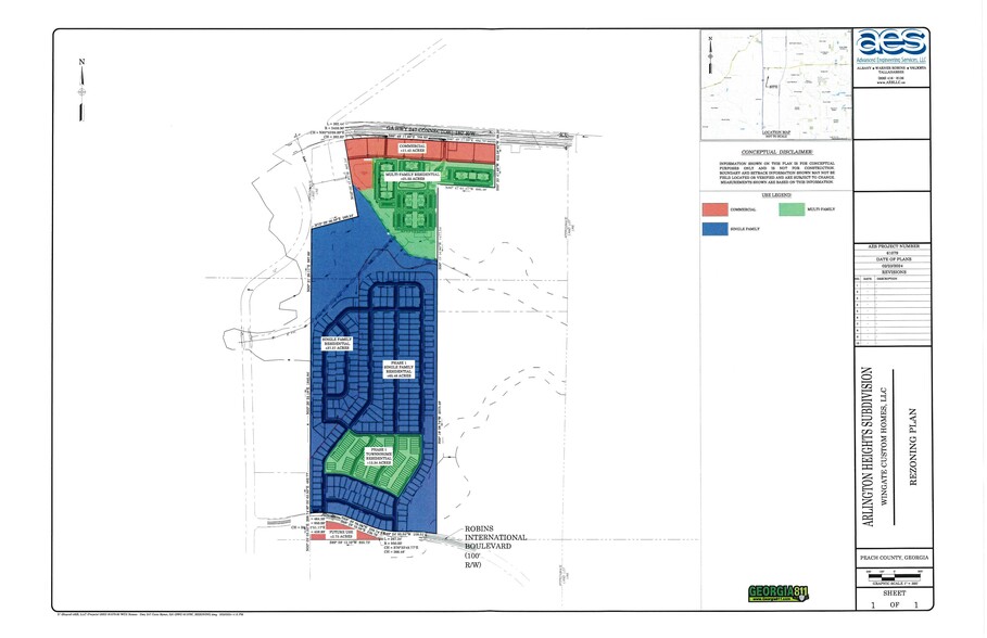 Hwy 247C Watson blvd, Warner Robins, GA for sale - Site Plan - Image 3 of 3