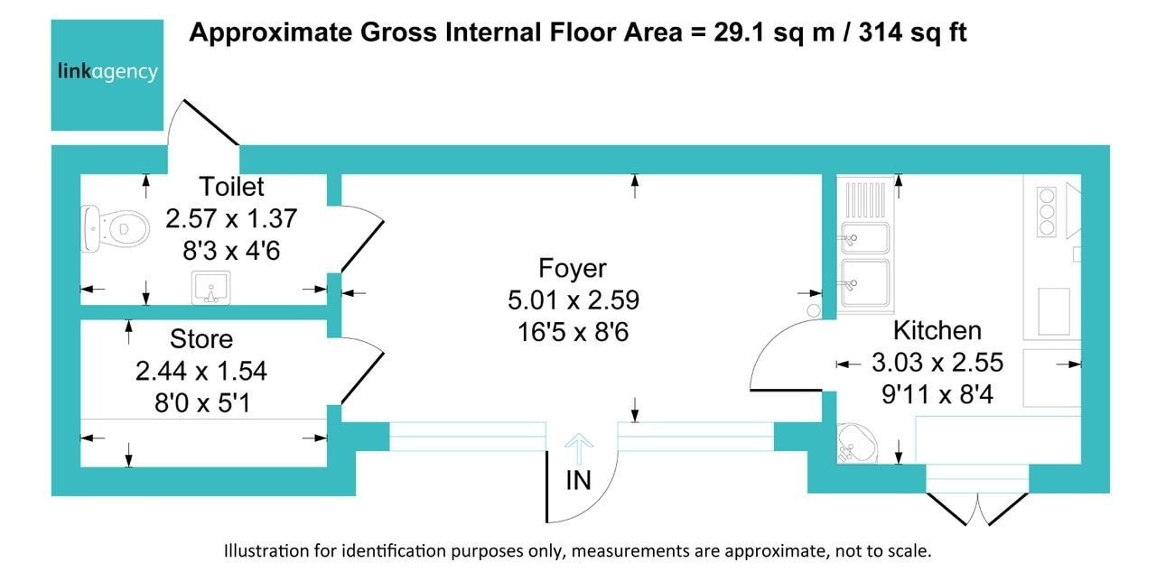 Hook Rd, Goole to rent Floor Plan- Image 1 of 4