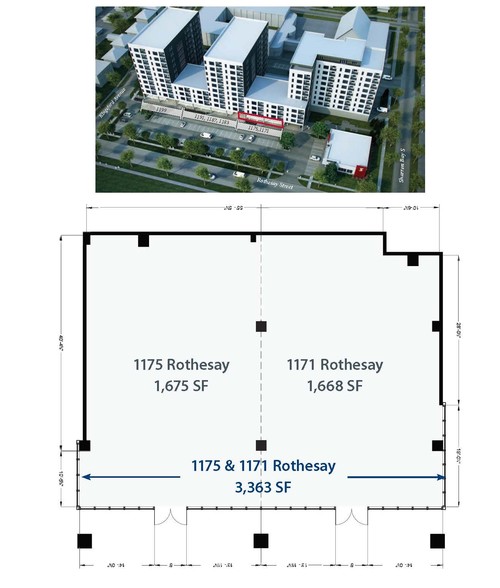 1167-1199 Rothesay St, Winnipeg, MB for rent - Building Photo - Image 2 of 6