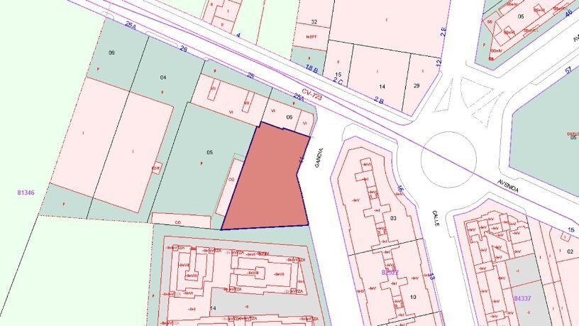 Carrer de Isaac Peral, 16, Dénia, Alicante for sale - Plat Map - Image 3 of 3