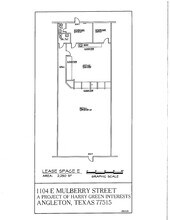 1100-1116 E Mulberry St, Angleton, TX for rent Site Plan- Image 1 of 1