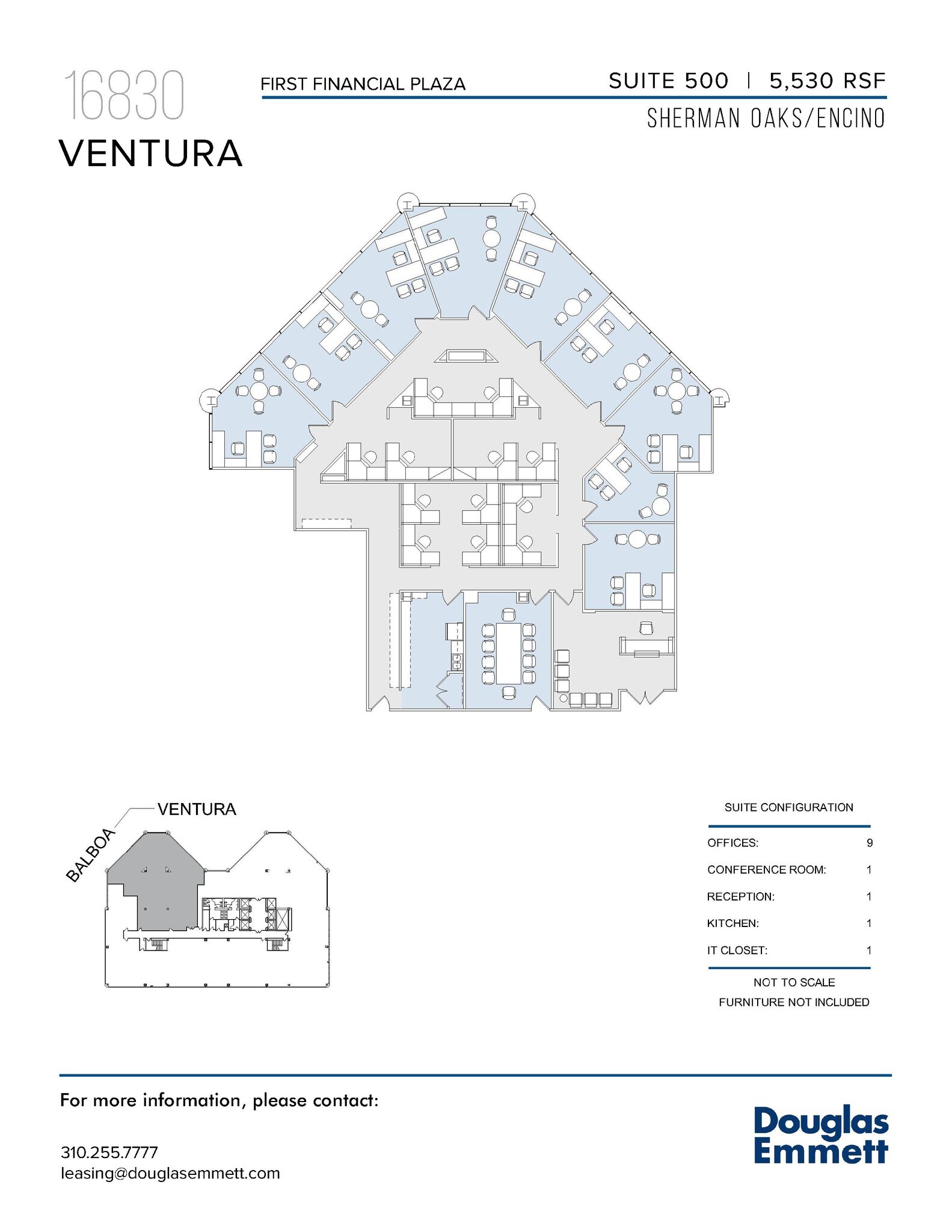 16830 Ventura Blvd, Encino, CA to rent Floor Plan- Image 1 of 1