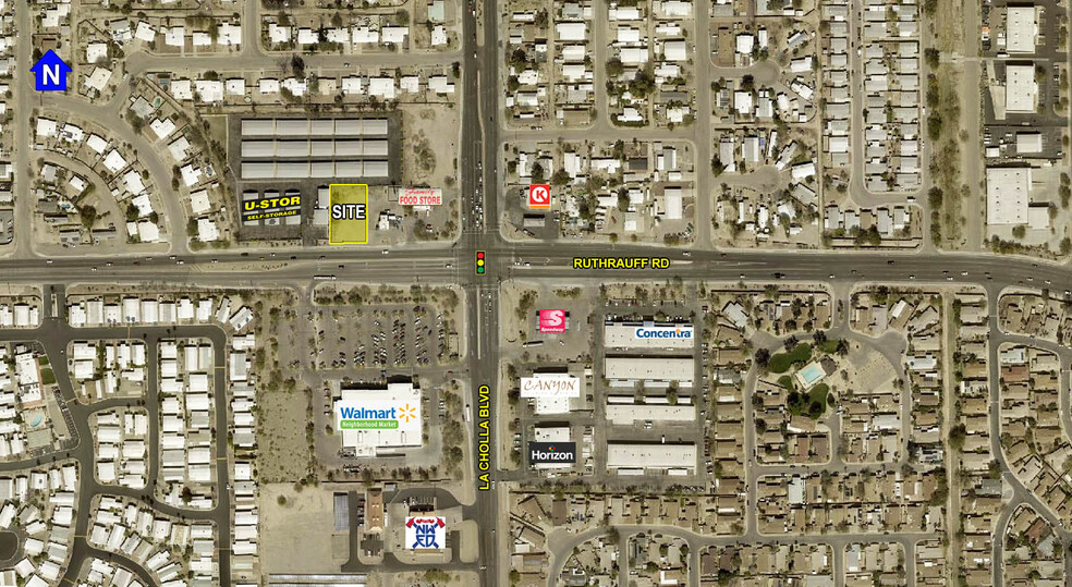 NWC Ruthrauff Rd & La Cholla Blvd, Tucson, AZ for rent - Aerial - Image 1 of 3