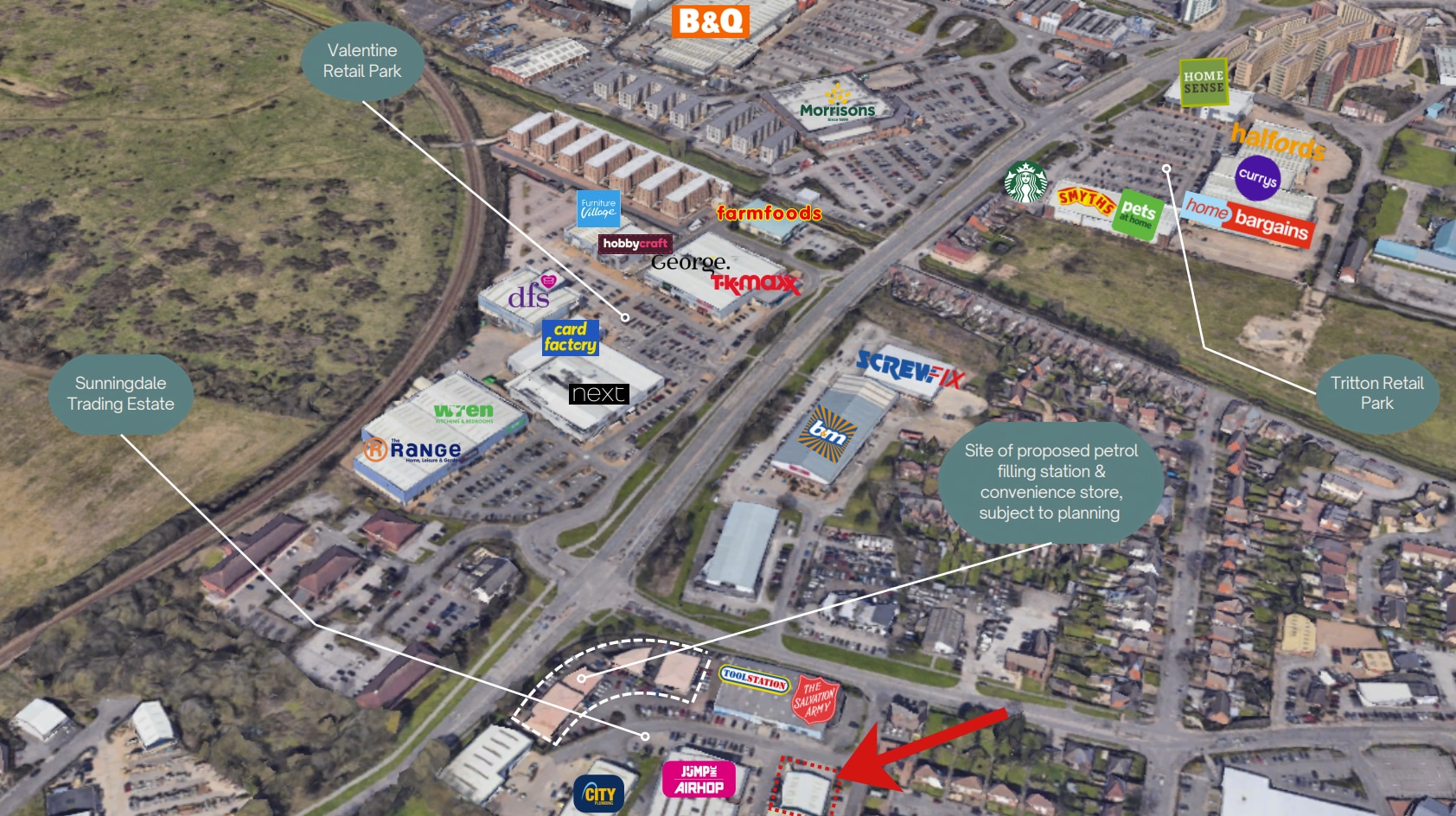 Dixon Clos, Lincoln to rent Aerial- Image 1 of 1