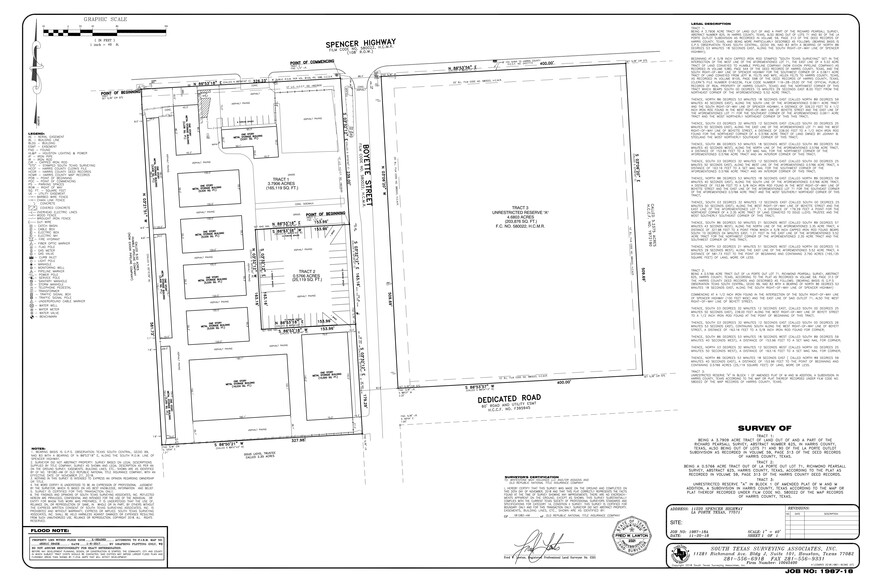 Spencer, La Porte, TX for sale - Plat Map - Image 3 of 5