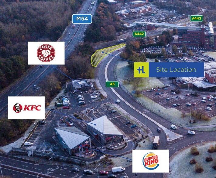 Rampart Way, Telford to rent - Aerial - Image 3 of 3