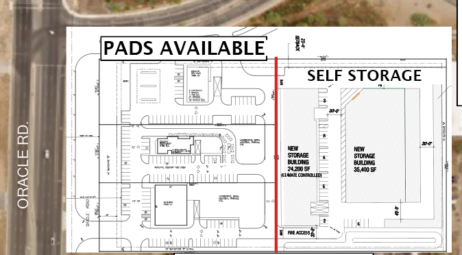 16720-16780 N Oracle Rd, Tucson, AZ for rent - Site Plan - Image 1 of 1