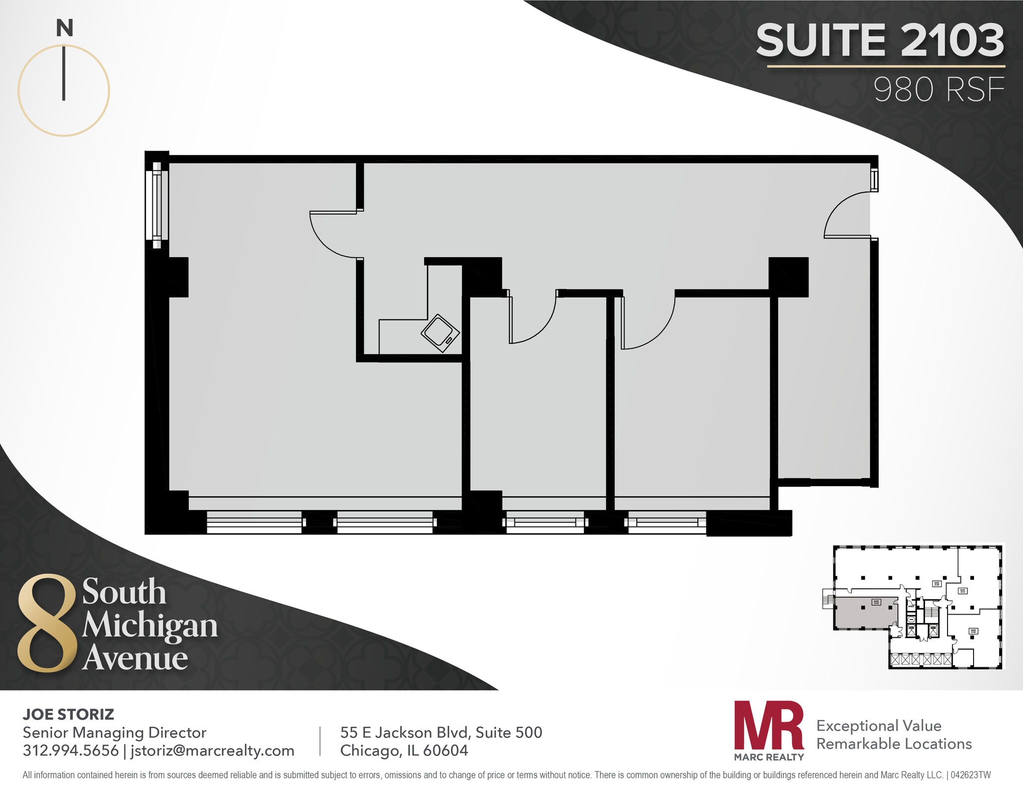 8 S Michigan Ave, Chicago, IL to rent Floor Plan- Image 1 of 1