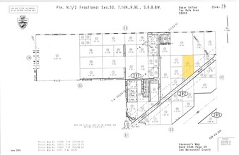 Baker Blvd, Baker, CA for sale Plat Map- Image 1 of 1