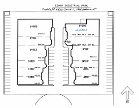 14908-14918 Gwenchris Ct, Paramount, CA for rent Site Plan- Image 1 of 1