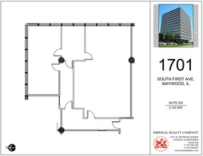 1701 S 1st Ave, Maywood, IL for rent Floor Plan- Image 1 of 5