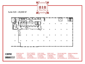 818 W 7th St, Los Angeles, CA for rent Floor Plan- Image 1 of 1